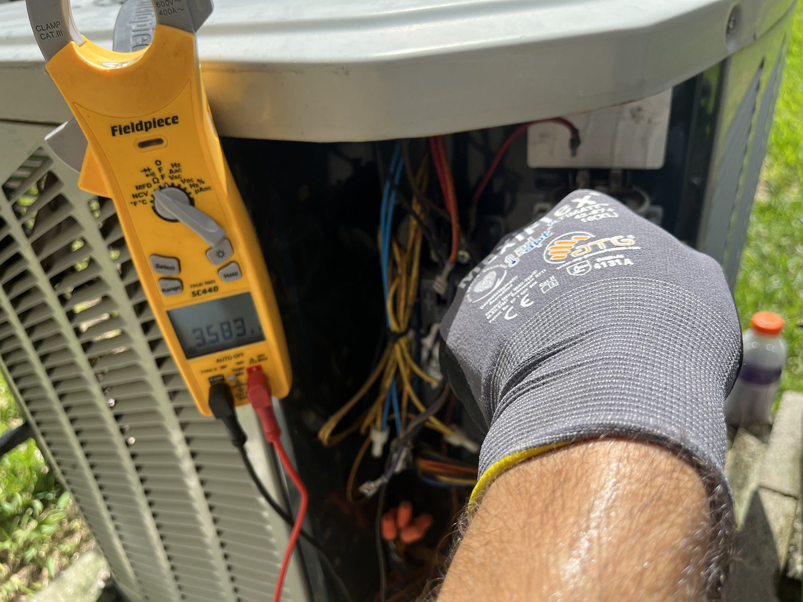 Air Direct Services performing AC diagnostics in Tampa Bay